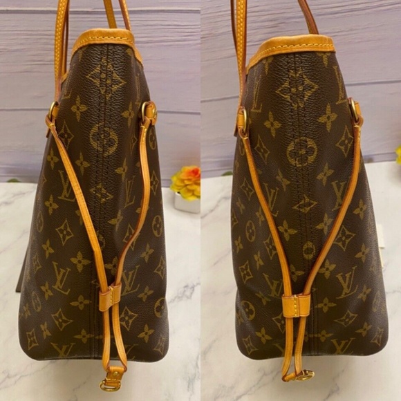 ❤️🩹SOLD❤️🩹 Louis Vuitton Neverfull MM Monogram Pivoine Shoulder Tote (AR2126) - Picture 5 of 15